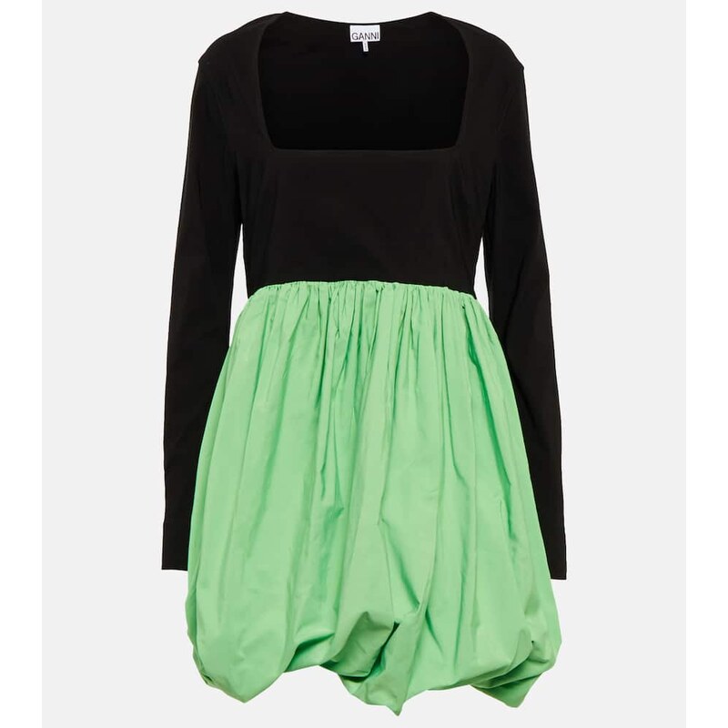 Ganni Balloon skirt taffeta minidress