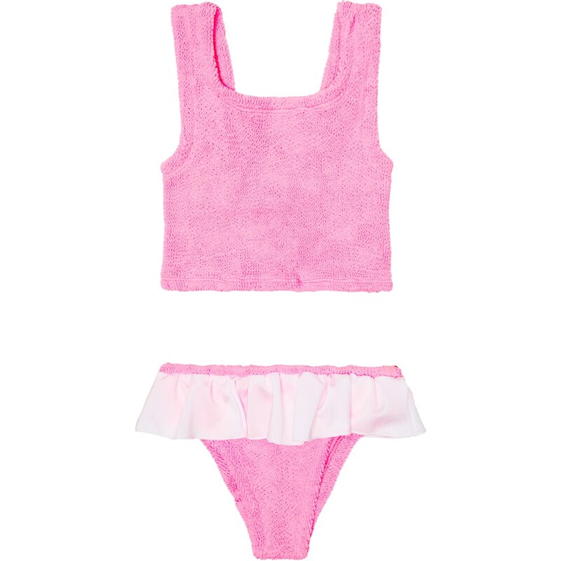 Hunza G Kids Olive ruffled bikini