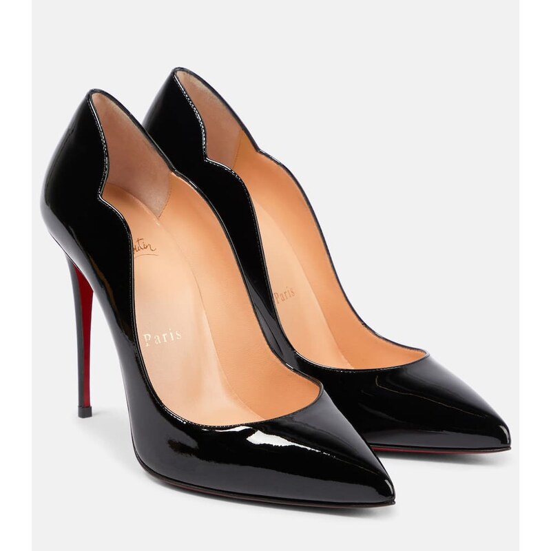 Christian Louboutin Hot Chick 100 patent leather pumps