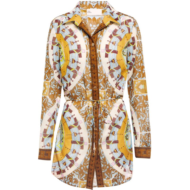 Tory Burch Belted cotton top