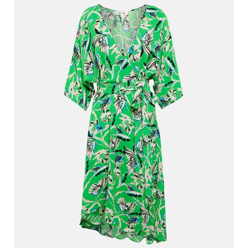 Diane von Furstenberg Eloise faux-wrap midi dress
