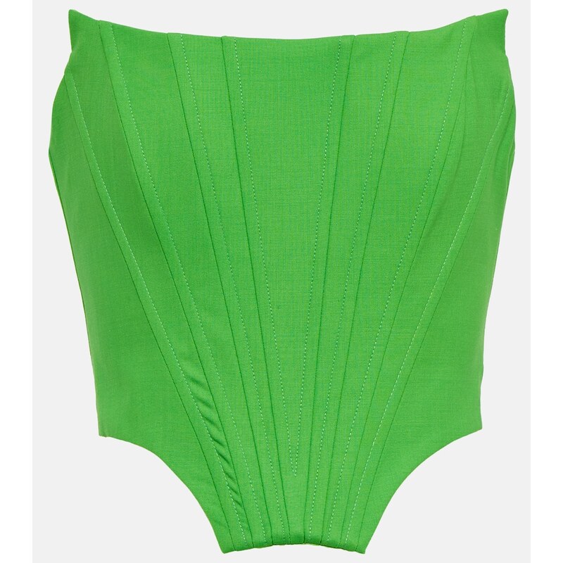 Giuseppe di Morabito Wool-blend bustier top