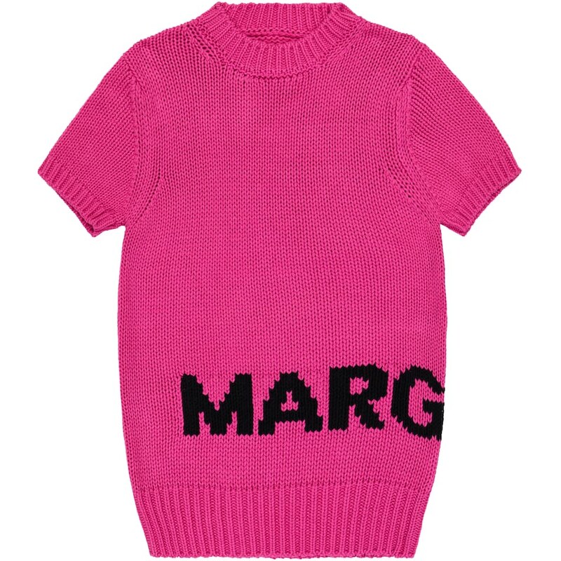 MM6 Maison Margiela Kids Logo cotton-blend sweater