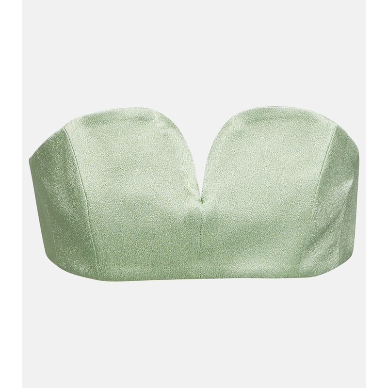 Blazé Milano Clyde satin bandeau bra