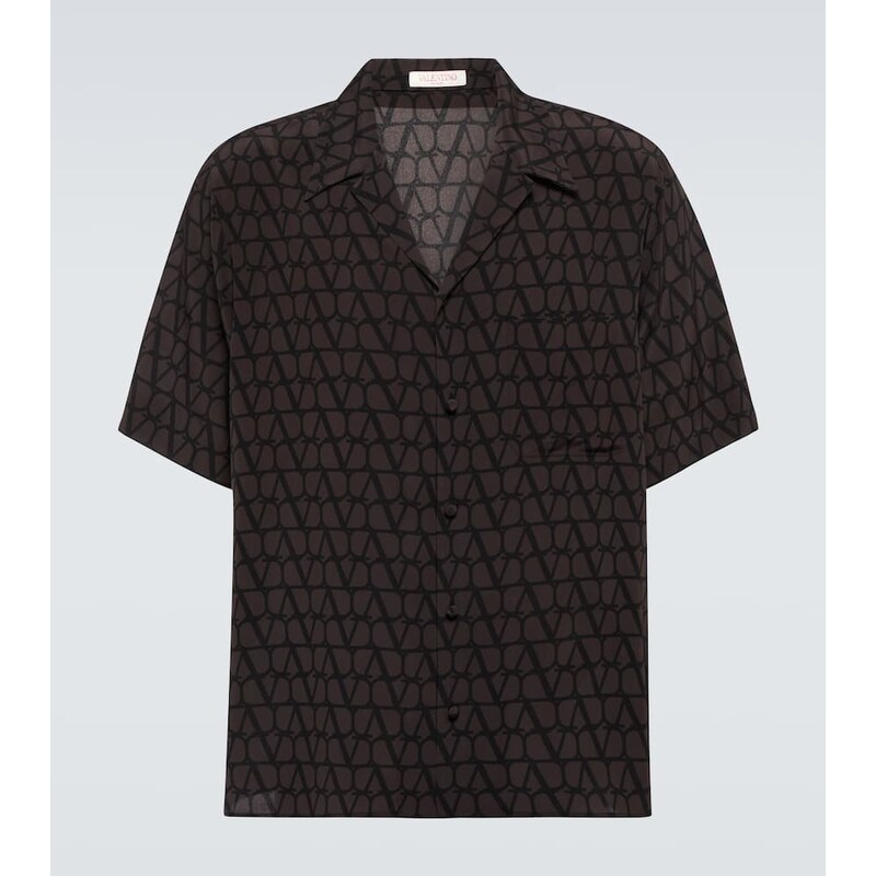 Valentino Toile Iconographe silk shirt