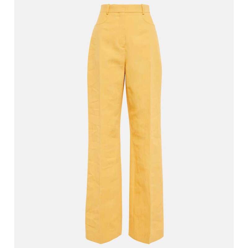 Jacquemus Le Pantalon Sauge linen-blend pants