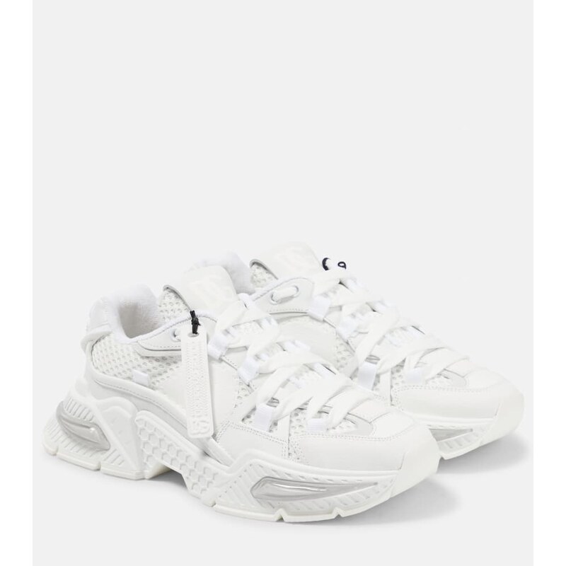 Dolce&Gabbana Airmaster suede-trimmed sneakers