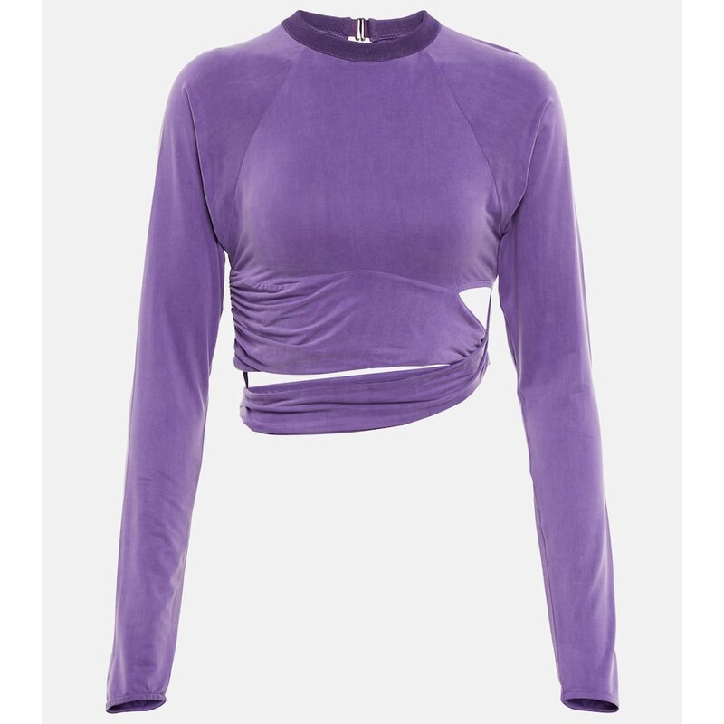 Jacquemus Le T-shirt Espelho cutout crop top