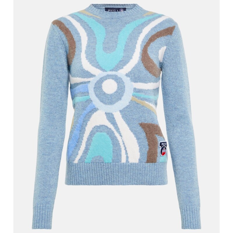 Pucci x Fusalp Marmo wool sweater