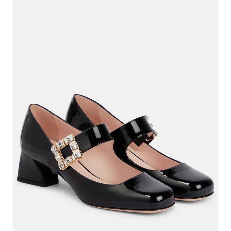 Roger Vivier TrÃ¨s Vivier patent leather Mary Jane pumps