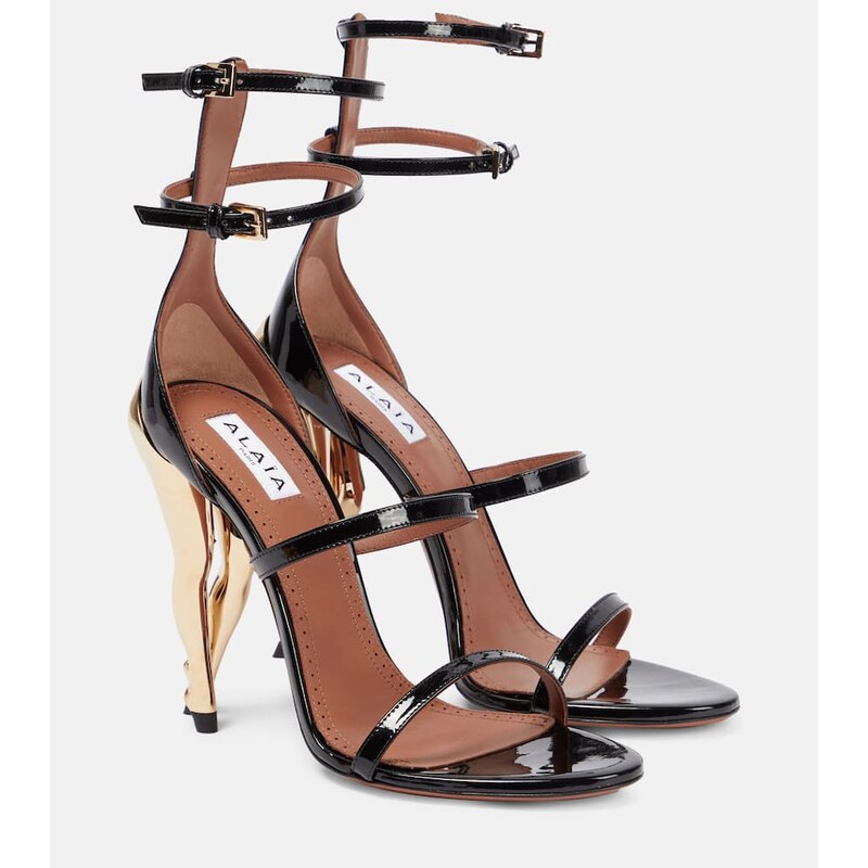 Alaïa Cabaret patent leather sandals