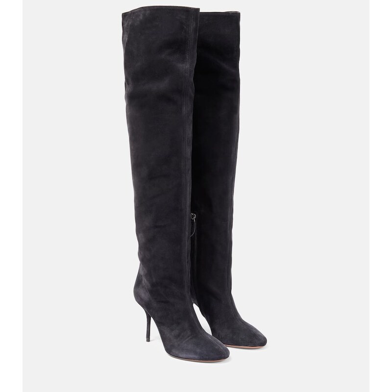 Alaïa Fluide 90 suede boots