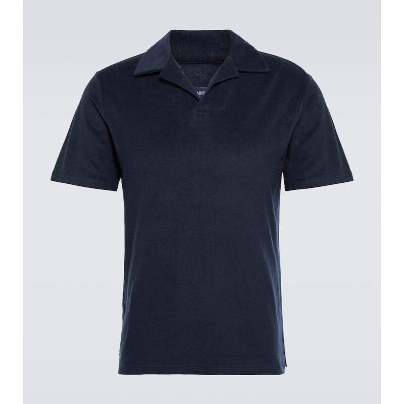 Frescobol Carioca Faustino terry polo shirt