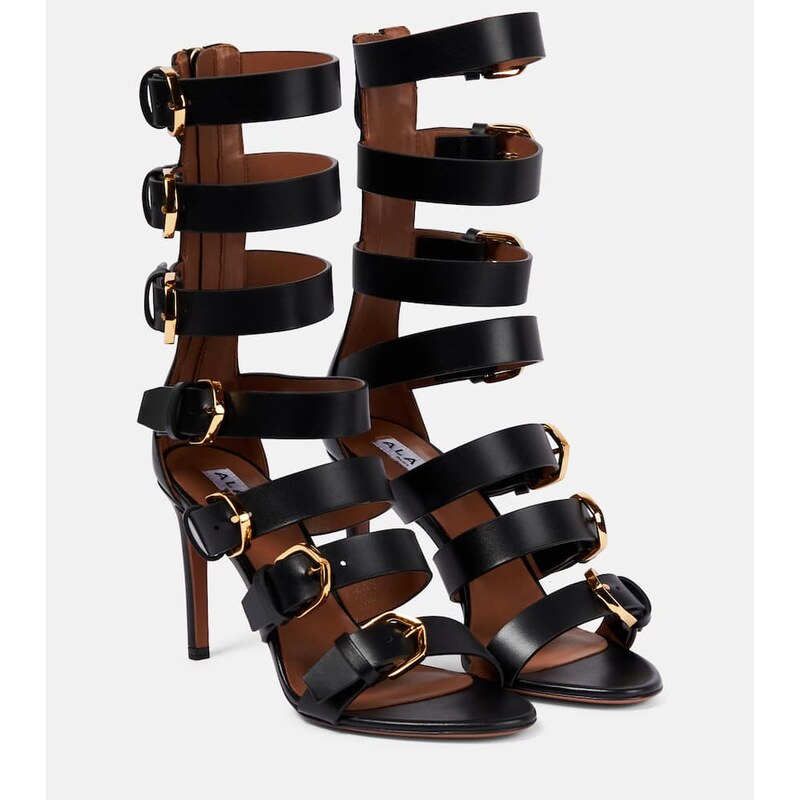 Alaïa Buckle leather sandals