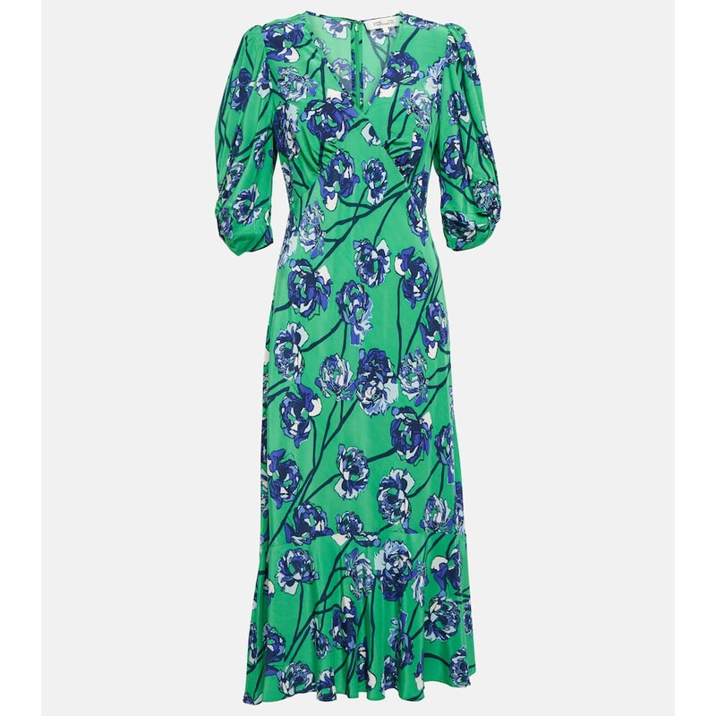 Diane von Furstenberg Tati floral jersey midi dress
