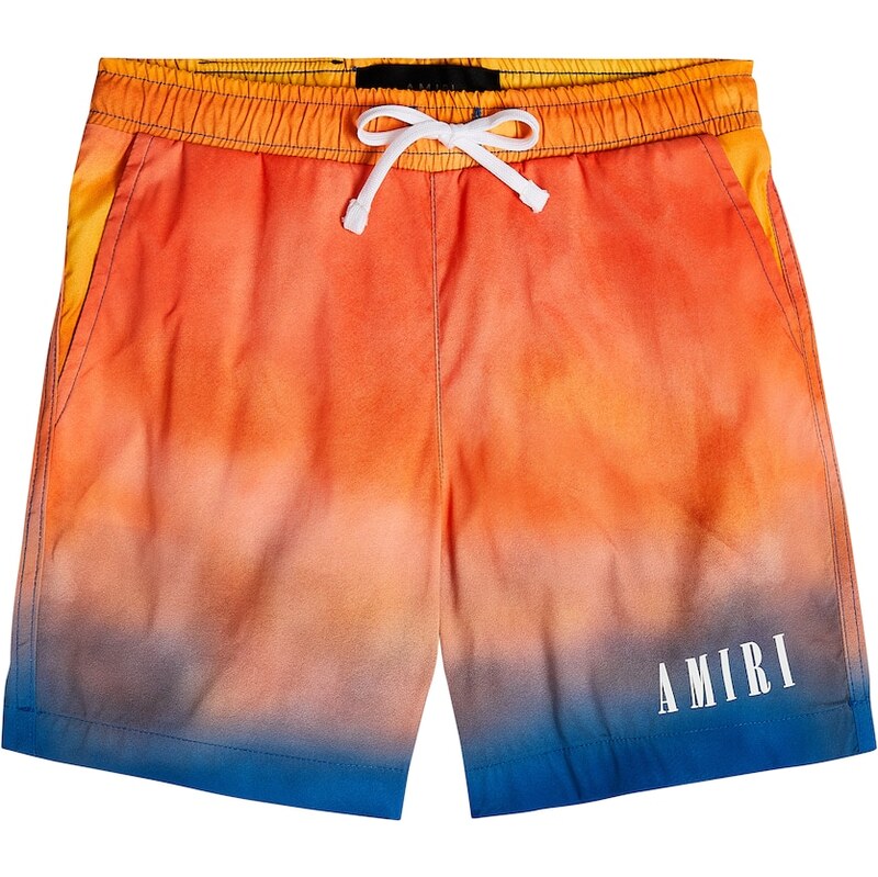 Amiri Kids Gradient swim trunks