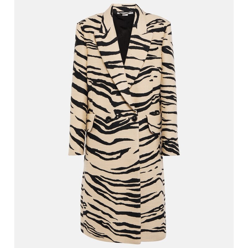 Stella McCartney Printed double-breasted coat