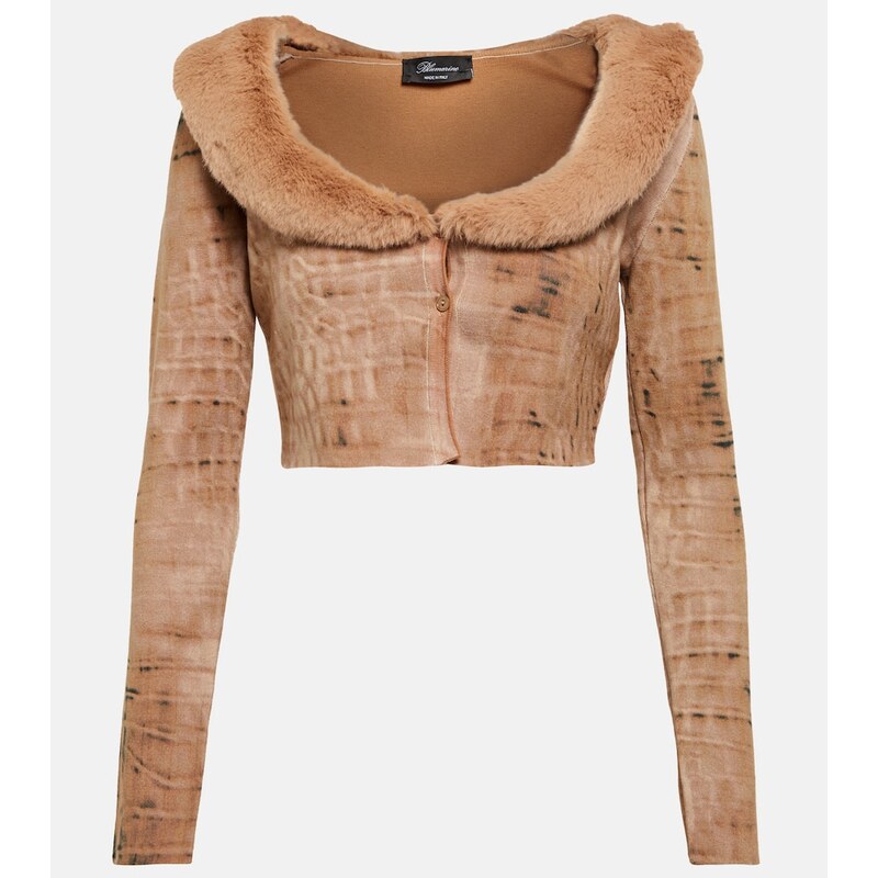 Blumarine Cropped cardigan