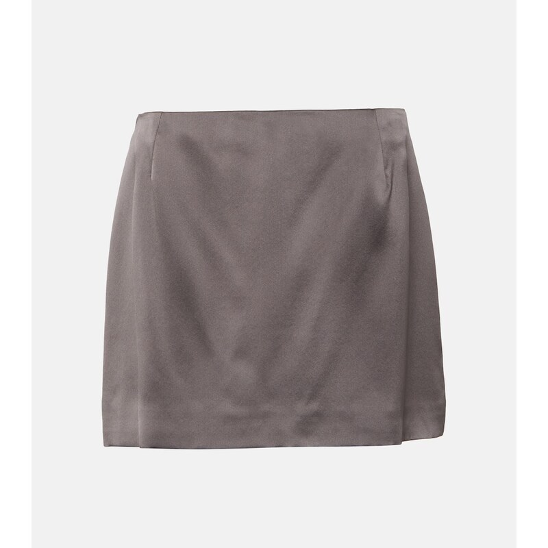 Peter Do Silk charmeuse miniskirt