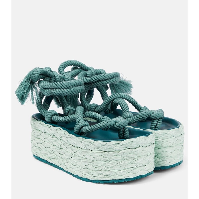Isabel Marant Elif platform espadrille sandals