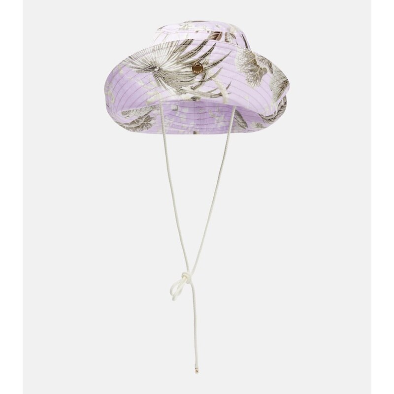 Erdem Floral canvas bucket hat