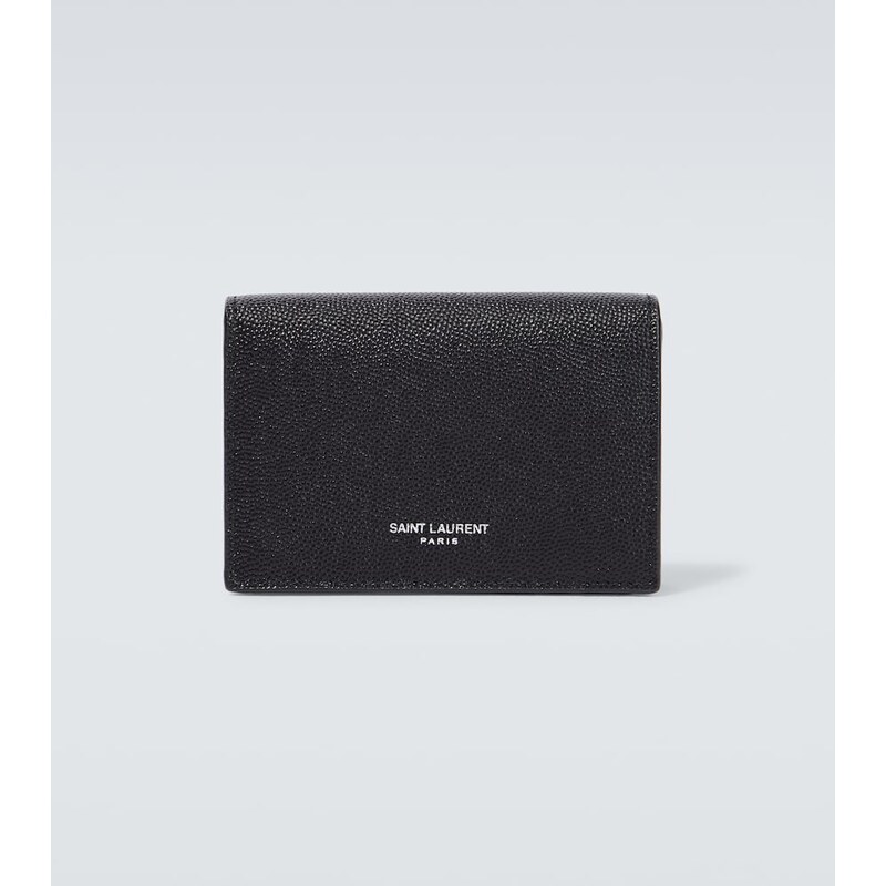Saint Laurent Logo leather card case