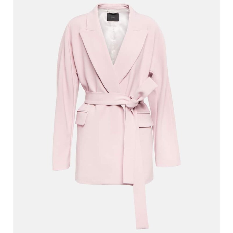 Joseph Wells belted wool-blend blazer