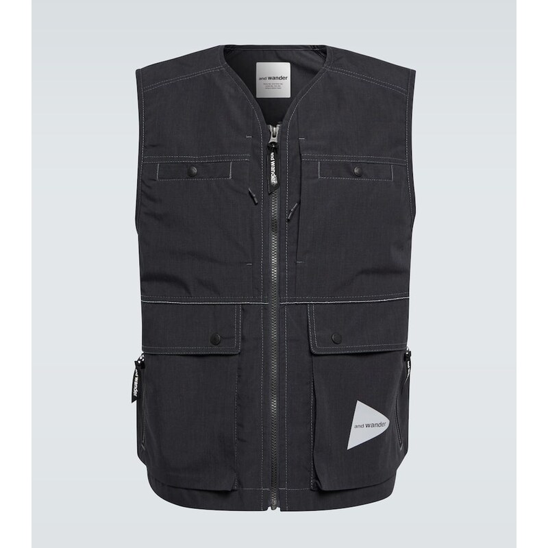 And Wander Zipped vest