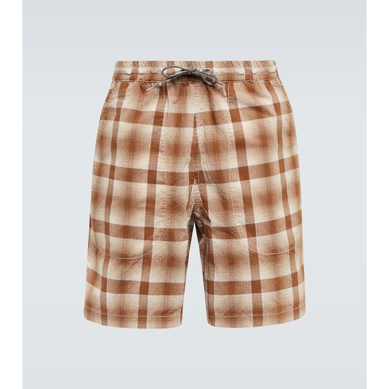 And Wander Dry Check shorts
