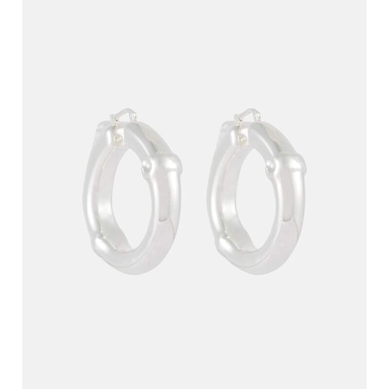 Jil Sander Small Bamboo hoop earrings