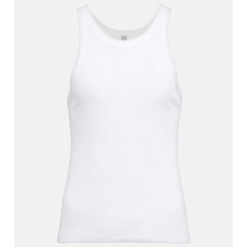 Toteme Cotton-blend jersey tank top