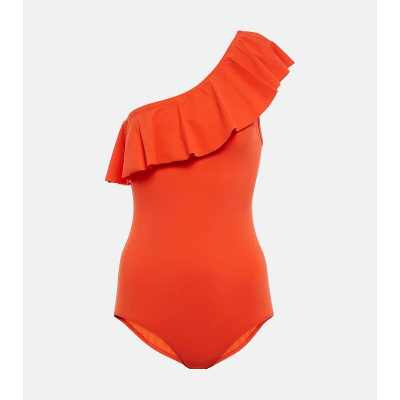 Isabel Marant Sicilya one-shoulder swimsuit