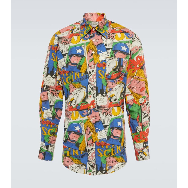 ERL Printed cotton shirt