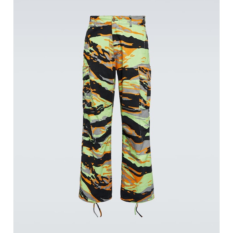 ERL Printed cotton cargo pants