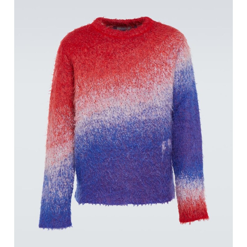 ERL Gradient mohair-blend sweater