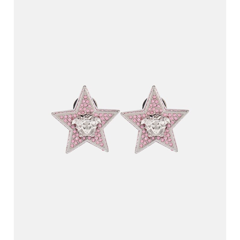 Versace Medusa embellished earrings