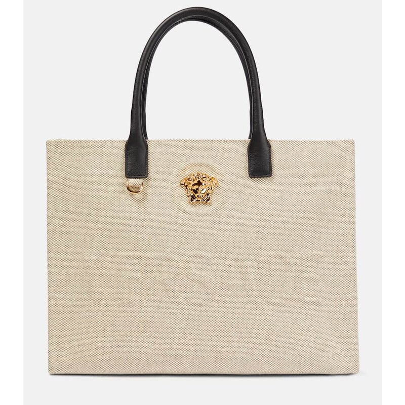 Versace La Medusa canvas tote bag