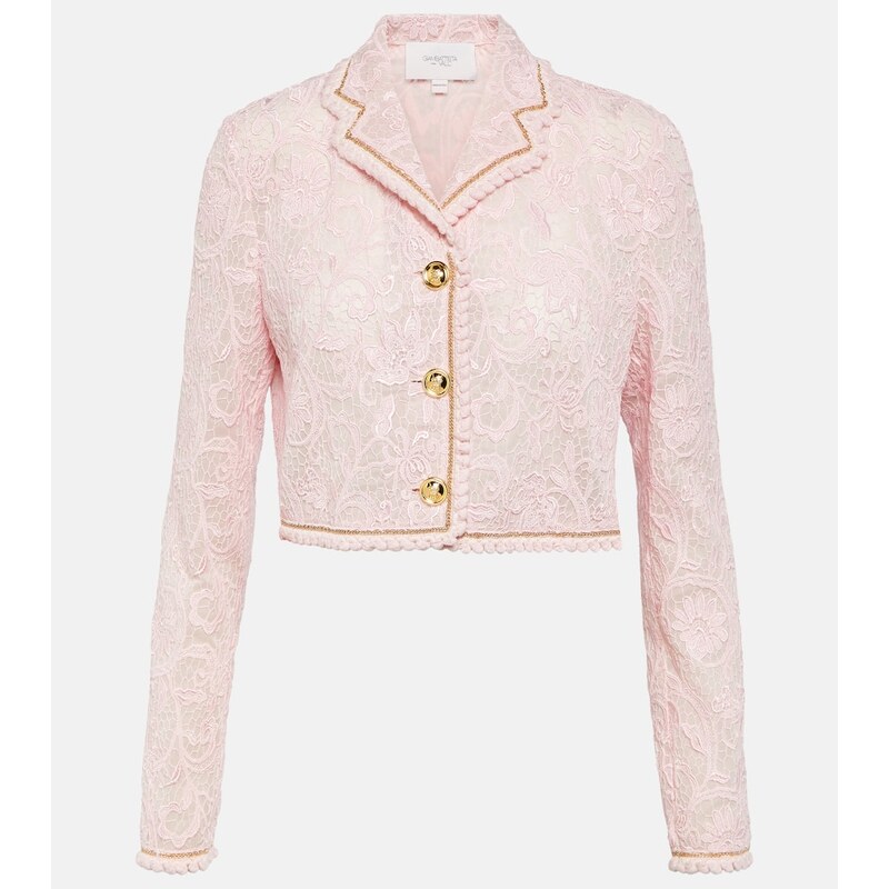 Giambattista Valli Cropped lace jacket