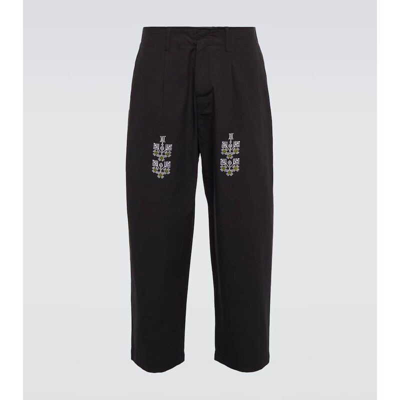 Adish Qrunful embroidered cotton pants