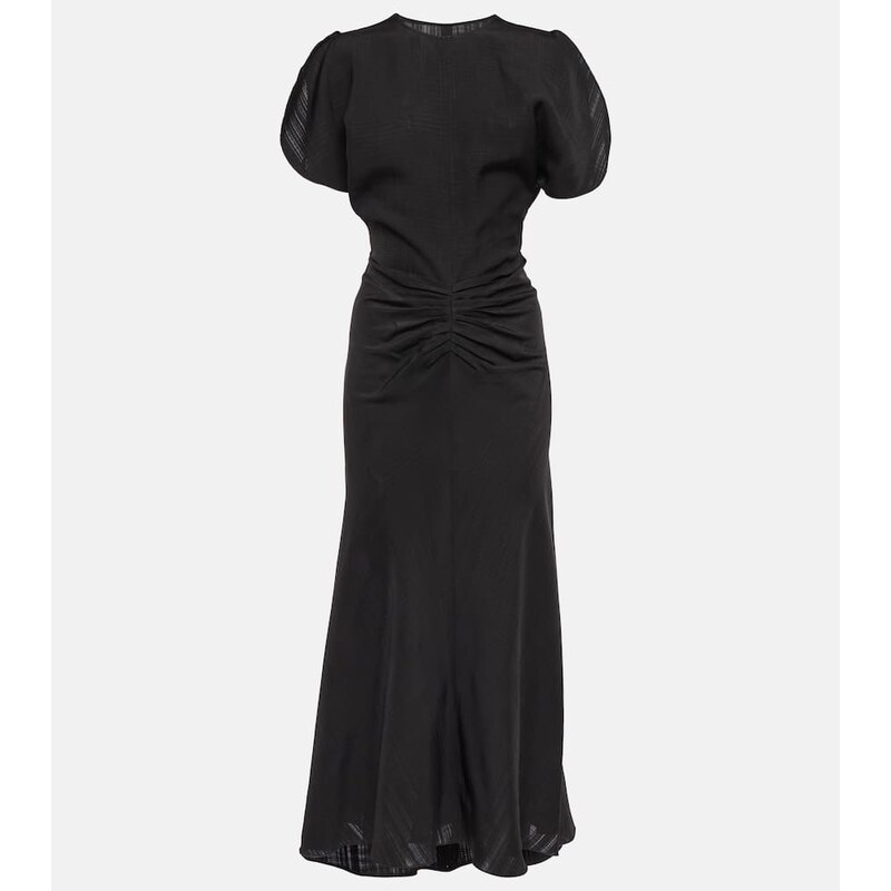 Victoria Beckham CrÃªpe midi dress
