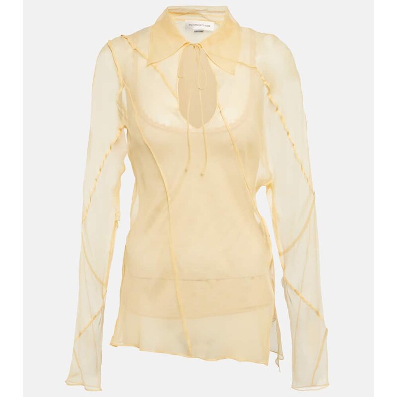 Victoria Beckham CrÃªpe de chine blouse