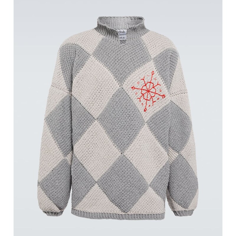 Adish Embroidered cotton sweater