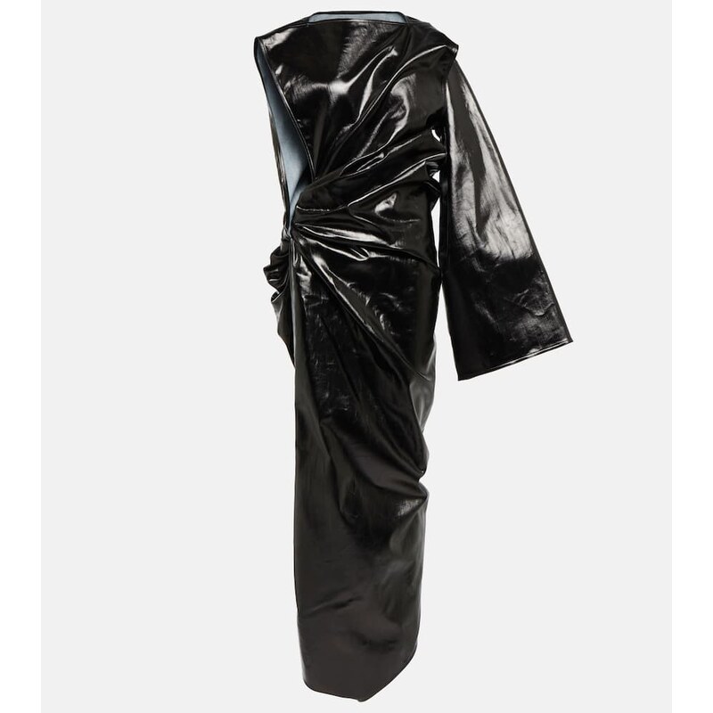 Rick Owens Asymmetrical denim gown