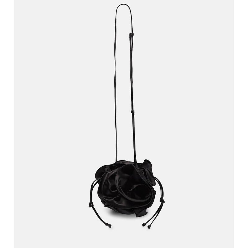 Magda Butrym Ruched satin shoulder bag