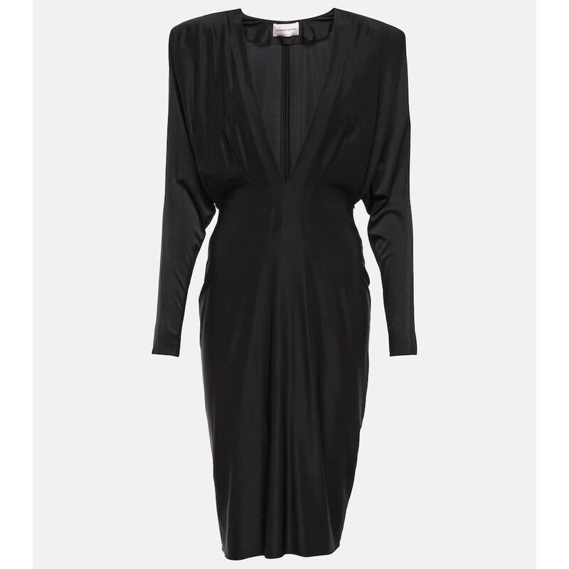 Alexandre Vauthier Satin midi dress