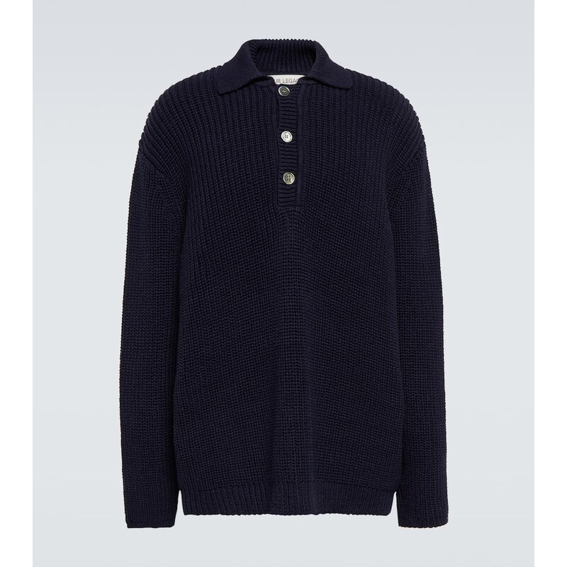 Our Legacy Big Piquet ribbed-knit cotton sweater
