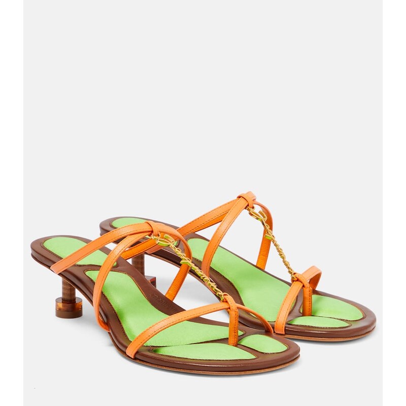 Jacquemus Les Sandales Basses Pralu leather sandals