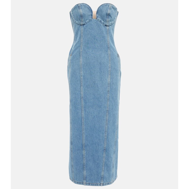 Magda Butrym Denim midi dress