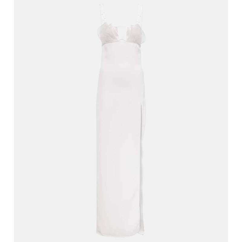 Nensi Dojaka Bridal cutout crÃªpe gown