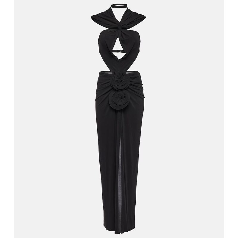 Magda Butrym Hooded cutout midi dress